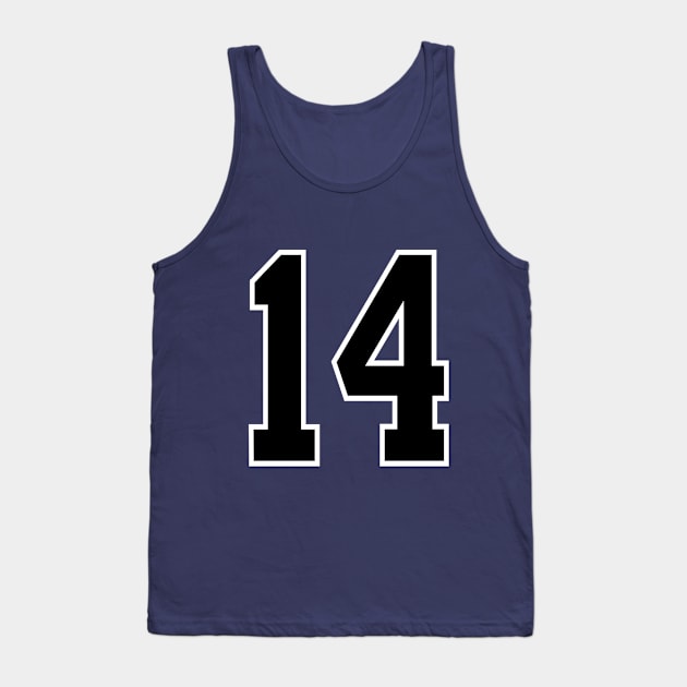 Number 14 Tank Top by colorsplash